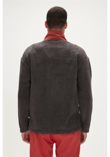 Bad Bear Ryan Plush Full-zip Antrasit Erkek Sweatshirt-antrasit Antrasit