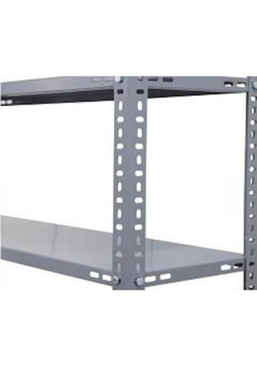 Rafburada 5 Katlı 3'Lü Bitişik Galvaniz Çelik Raf.Depo,Dosya Raf 43 x 60 x 200 CM Kalınlık 0.70 MM