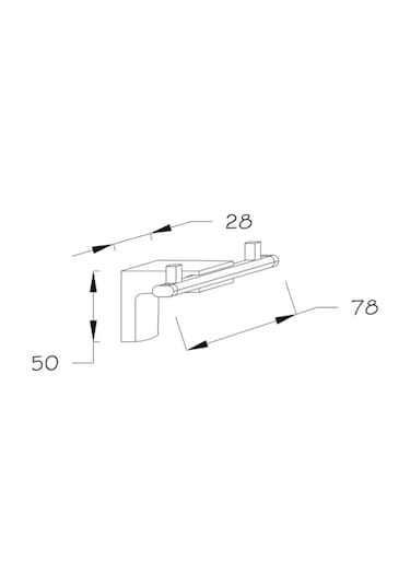 Premium Kapaklı Kağıtlık Kapaksız Kağıtlık Ikili Askılık Seti Krom