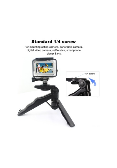 Singree Taşınabilir Mini Tripod - Akıllı Telefon Tutuculu Hafif Seyahat Desteği Diğer