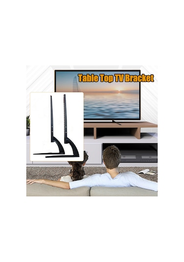 Evrensel Masaüstü Tv Standı Lcd Led Ayarlanabilir Sabit Ekran Tv