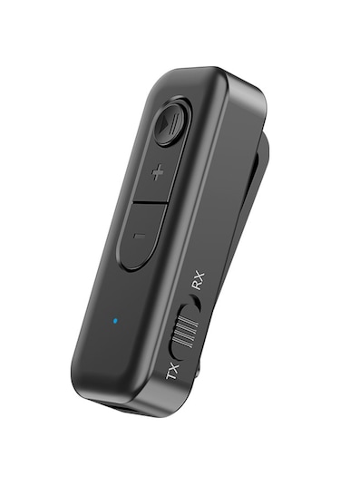 Tenfowee D58 V5.3 Araç İçi Bluetooth Alıcı Verici, Aux Bağlantılı, Usb Girişli, Gürültü Azaltmalı, Şarj Edilebilir Pil İle Siyah