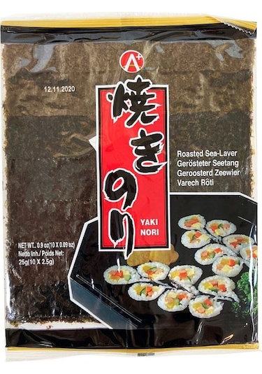 Yaki Nori Sushi Yosunu 10 Yaprak