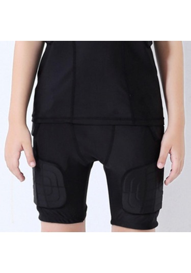 Suntek Çocuk Yastıklı Kalça Koruyucu Kısa Pedi Eva Siyah