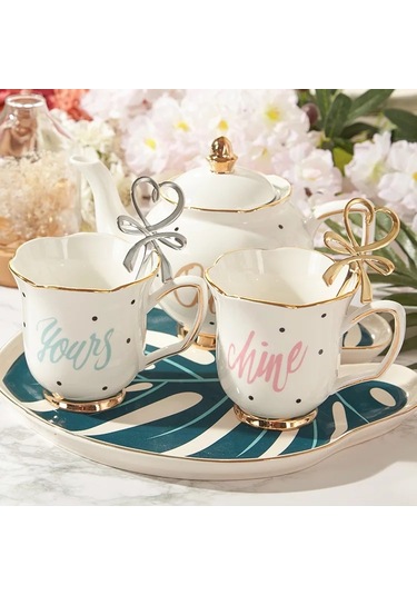 Lovyco Gümüş Renk Kalp Çay Kaşığı