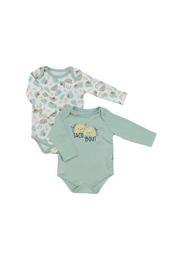 Miniworld Erkek Bebek Tako Motifli 2'li Badi Seti 16448 001