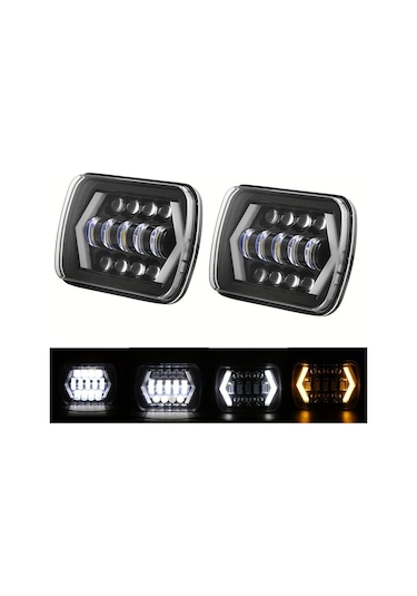 Motion003 Nlpearl 12.7x17.78 Cm 55w Led Far 2 Adet 4x4 Araç Uyumlu 12-24v 3000 Lümen Üstü P