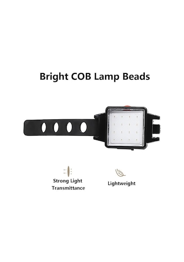 Forte Gt 6169 Bisiklet Arka Işık 3 Modlu 120 Lümen Usb Şarjlı Güçlü Arka Stop Gri - Siyah