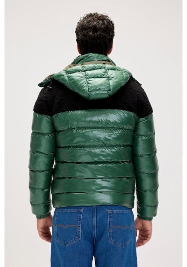Albert Koyu Yeşil Erkek Puffer Mont-forest Koyu Yeşil