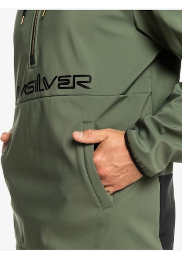 Quiksilver Live For The Ride Erkek Softshell-27701-yeşil