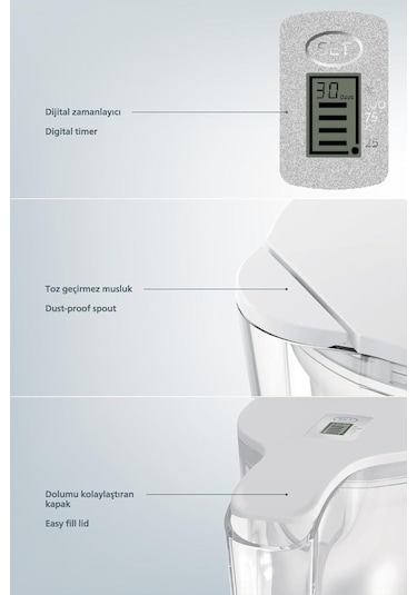 Philips Xl Su Arıtma Sürahisi 3,5 L Beyaz