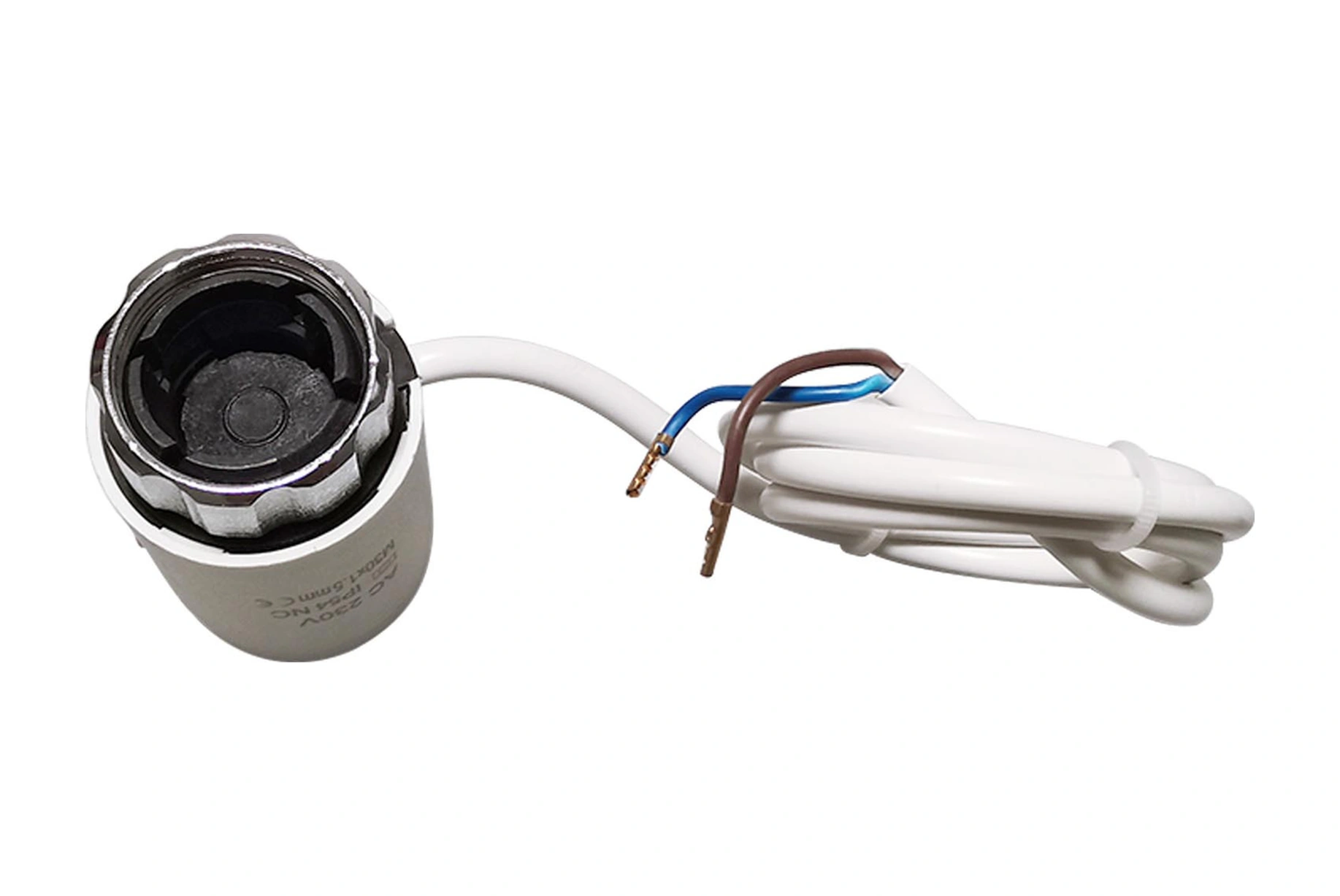 Youmex Isıtma Kontrolü Sıcaklık Aktüatörü, Kapatma Tipi, M30 X 1.5 Roset Bağlantı, Ac 230v, 100n Itme Gücü, Pc+gf Ateş Direnci Malzeme