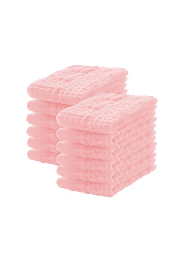 Samdoo Bebe Mucize Muslin Bez Lindikleri 12 Adet - Yumuşak, Cilt Dost, Düşük Tükenmez, Yemek/çocuk Oyunları/ıslak Temizlik İçin Uygun 25x50 Cm Tekli