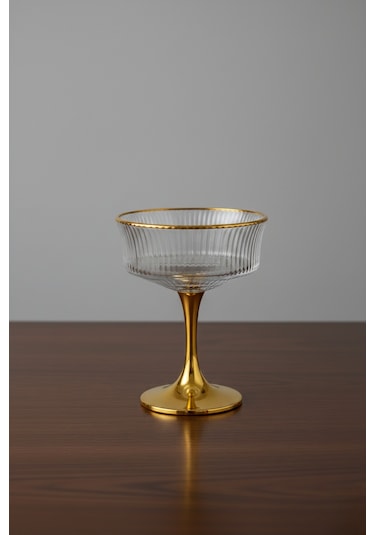 Line Metal Ayaklı Sunumluk 6 Lı Gold Altın