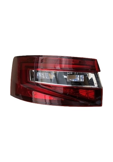 SKODA SUPERB SOL ARKA STOP LAMBASI LEDLİ 2015--2020 KOYU KIRMIZI