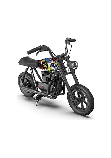 Bood Elektrikli Scooter Mini Çocuk Motoru Siyah Siyah