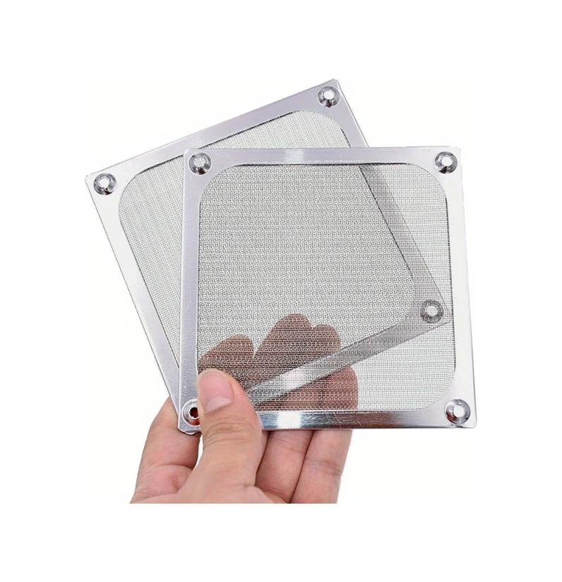 Dashanshop Siyah 120mm 4.72 İnç Bilgisayar Fan Koruması - Paslanmaz Çelik Toz Filtresi