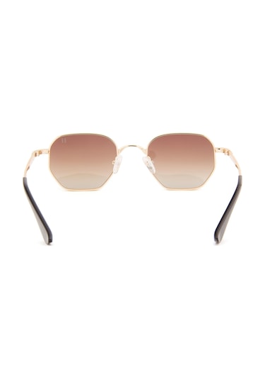 Hermod Ps33207-c101 50 Polarize Unisex Güneş Gözlüğü Altın