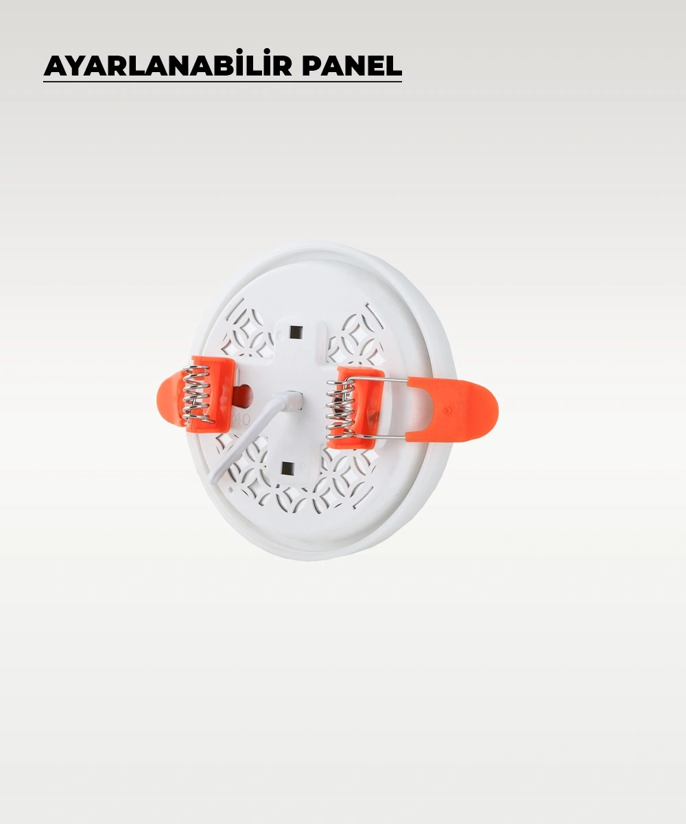 9w Sıva Altı Ayarlanabilir Led Panel Armatür Beyaz Işık - 2 Adet Beyaz