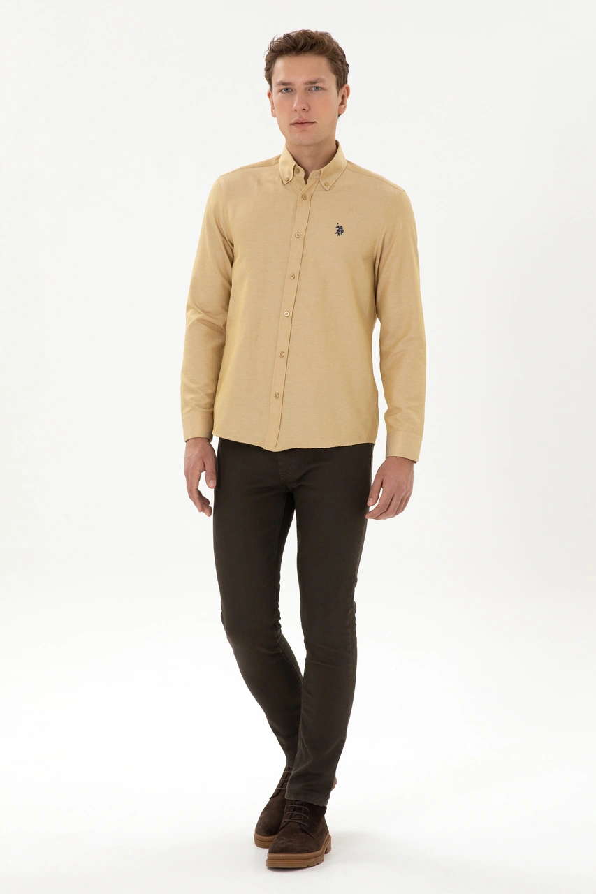 U.s. Polo Assn. Erkek Petrol Gömlek Basic 50316723-vr151 Oıl