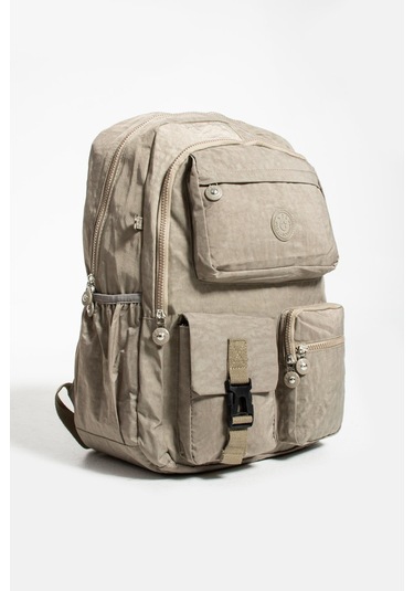 Ultra Hafif Çok Cepli Su Geçirmez Sırt Çantası Vizon Model: 571-1k - Vizon