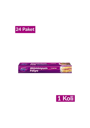 Alüminyum Folyo 8 Mt 24 Paket 1 Koli