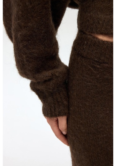 Vintera Kahve Üçlü Triko Takım Kahve