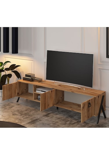 Yanke Tv Ünitesi 180 Alt Modül Atlantik Çam Atlantik Çam