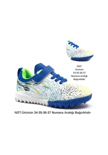 Cool Messi Profesyonel Çocuk Halısaha Ayakkabısı Mavi