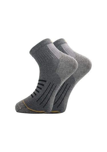 Erkek Yarım Konç Çok Renkli Pamuklu Çorap 3'lü Paket Çok Renkli