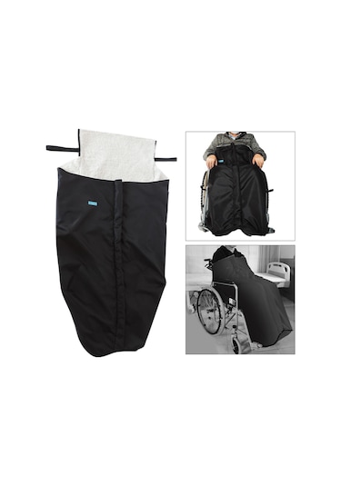 Suntek Yaşlı Siyah Kış Kalın Peluş Polar Astarlı