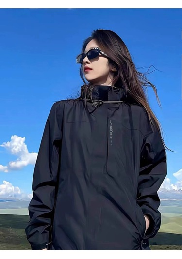 Erkekler İçin Sonbahar Ve Kış Aylarında Rüzgar Ve Su Geçirmez Dış Mekan Ceketleri Koyu Mavi