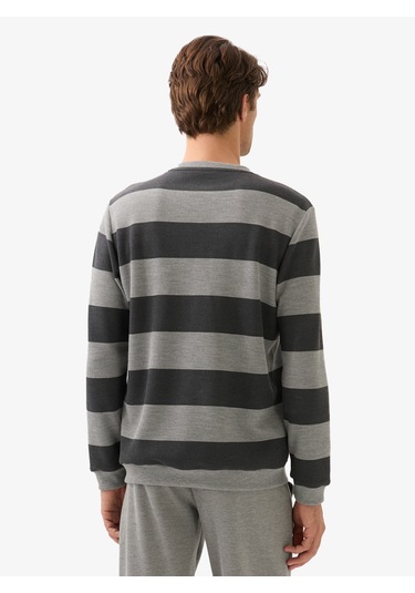 Blackspade Erkek Sweatshirt 40836 - Gri Gri