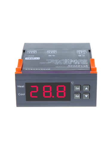 200 240v Dijital Sıcaklık Kontrol Cihazı Termokupl -40 120 Termostat