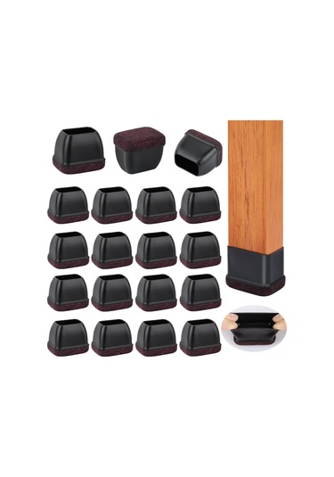 Youmex Mutfak Sandalyesi Ayaklastırıcısı Silikon - Ahşap Zemin Koruması, Sessiz Kaydırma, 2 İnç Kahverengi 1 Adet