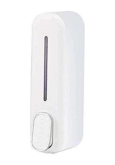 2 Adet 350 Ml Sabun Dispenseri Duvara Monte Duş Şampuanlık Sıvı Sabun Banyo Tuvalet Aksesuarları Beyaz