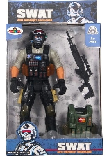 Kutulu Swat Set Oyuncak Asker Seti