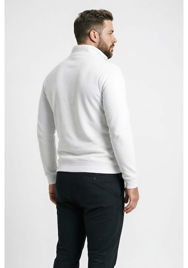Defacto Regular Fıt Sweatshirt H1658ax26spwt32 Beyaz-wt32