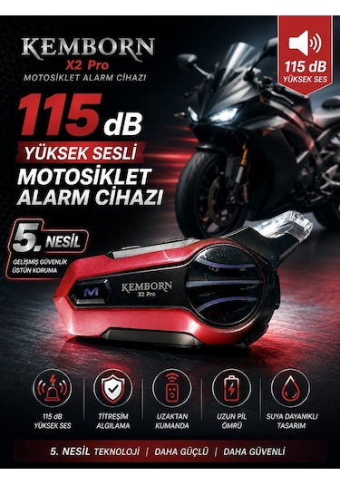 Kemborn Motosiklet Kask Kulaklık Bluetooth 5.3 İnterkom