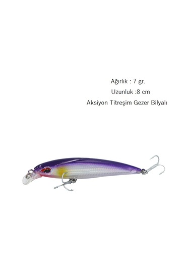 Rapala Lures Sahte Balık Yemi Suni Yapay Yem- 7 G 8 CM