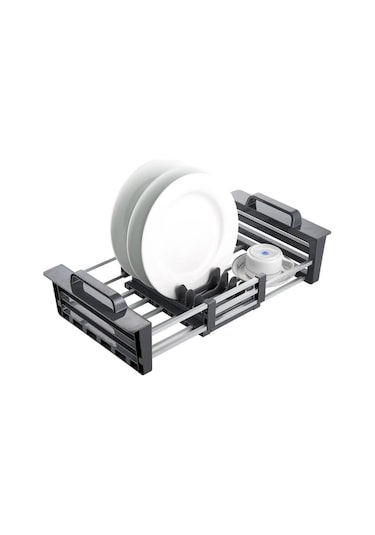 Primanova Bianka Lavabo Üstü Bulaşıklık Genişletilebilir D-14659 Gri