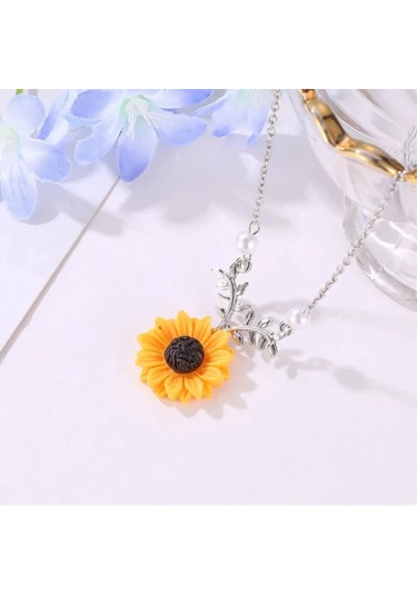 Guangtuo Yeni Moda Çift Yapraklı Kadın Boho Kolye Klavikula Aksesuar Hediyealtın-renk10 Ayar Altın-renk