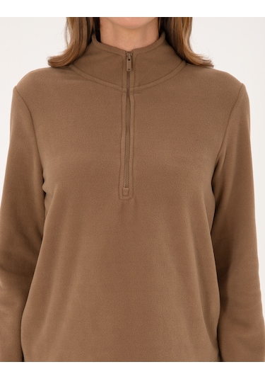 Pierre Cardin Kadın Camel Sweatshirt 50316333-vr015 Camel