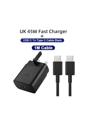 Snapbuy45w Pd Şarj Cihazı Samsung S24 S23 iPhone Uyumlu, Uyumlu,15 Hızlı Şarj Adaptörü Qc3.0 Tip C Kablo Rsadistribütör Garantili
