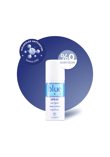 Blue Cap Yağlanma Karşıtı Sprey 100 ml - ve Rahatlatıcı Etki - Kortizonsuz