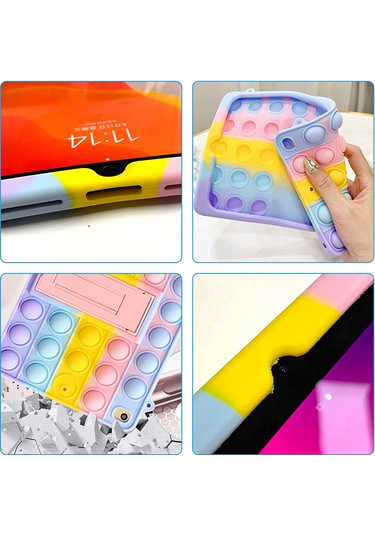 İpad Mini 4-5 Nesil İle Uyumlu Kılıf Popit Tablet Kılıfı Askılı Standlı Arka Kapak