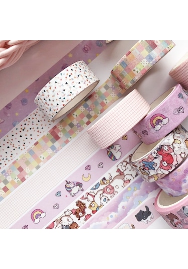 Cbtx 10 Pcs El Kitabı Ve Kağıt Sevimli Bant, Renk Rastgele Teslimat