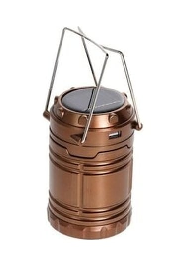 Alev Efektli Kamp Lambası Güneş Enerjili Şarj Edilebilir Usb Lamb