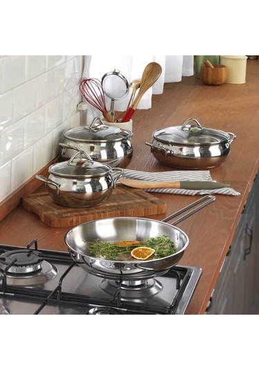 Korkmaz Tombik Jr. 6 Parça Tencere Seti