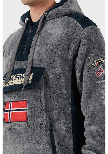 Norway Geographical Erkek Sweat Gymclasssherco Koyu Gri Koyu Gri